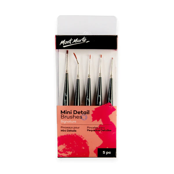 Mont Marte Paint Brush Set 5pcs (BMHS0033)