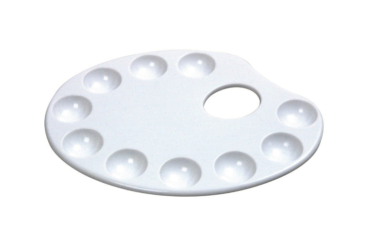 Colour Mixing Palette Plastic Oval