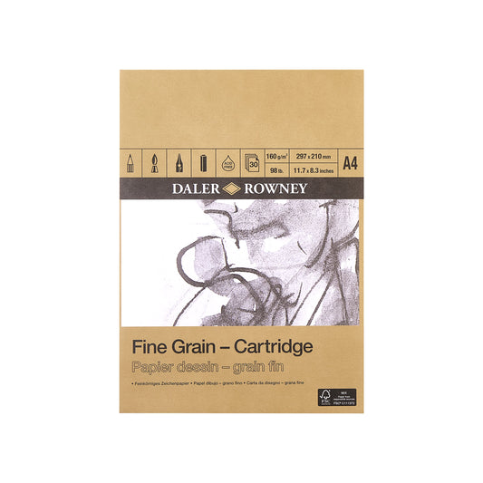 Daler Rowney Sketch Pad Finegrain-Cartridge (A4-160gsm-30sheet)