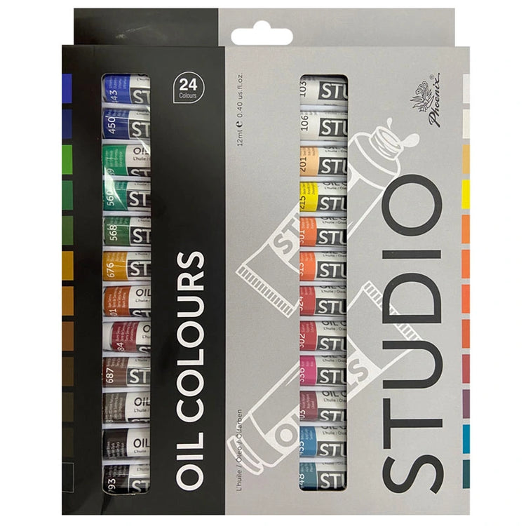 Phoenix Oil Colours Set Studio (24X12ml)