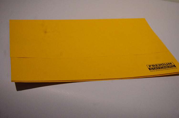 Premium Flat File A3 Document Wallet - Orange