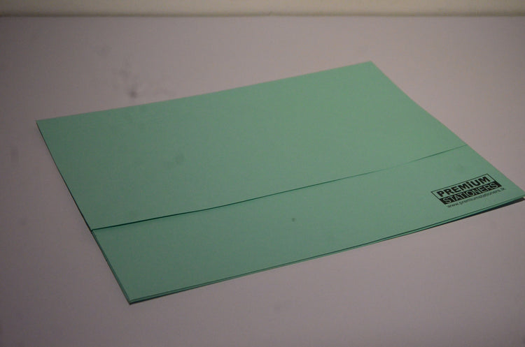 Premium Flat File A3 Document Wallet - Green