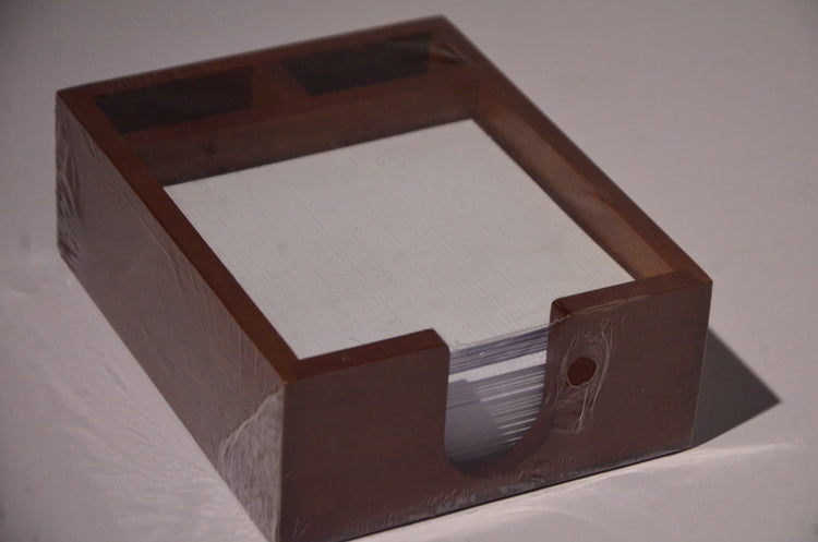 Wooden Memo Holder with Pen Holder (BL-MH04)