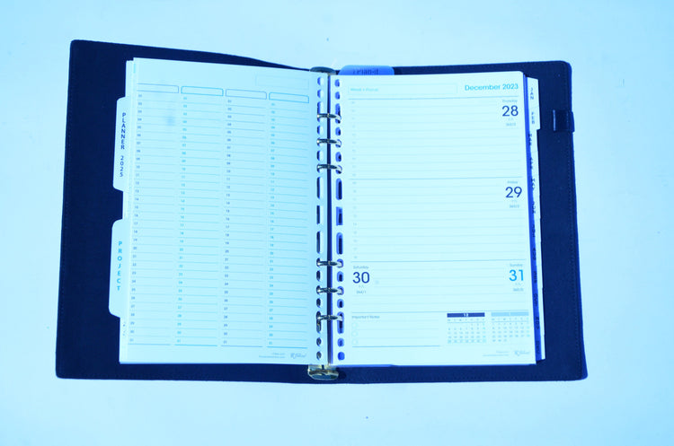 Leather Refillable Organizer A5 Size 2024