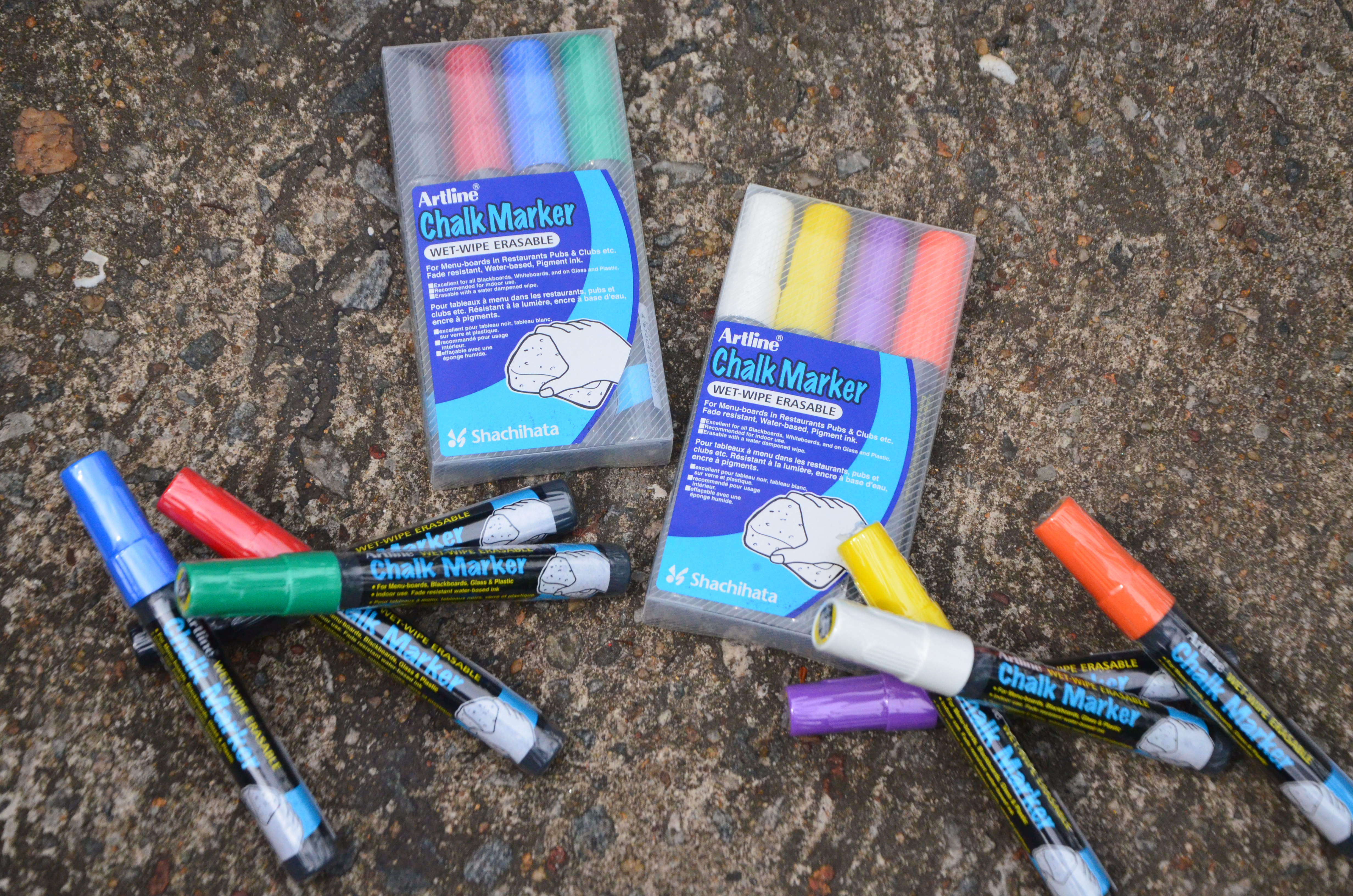 Artline Chalk Marker 4Colours Set Premium Stationers