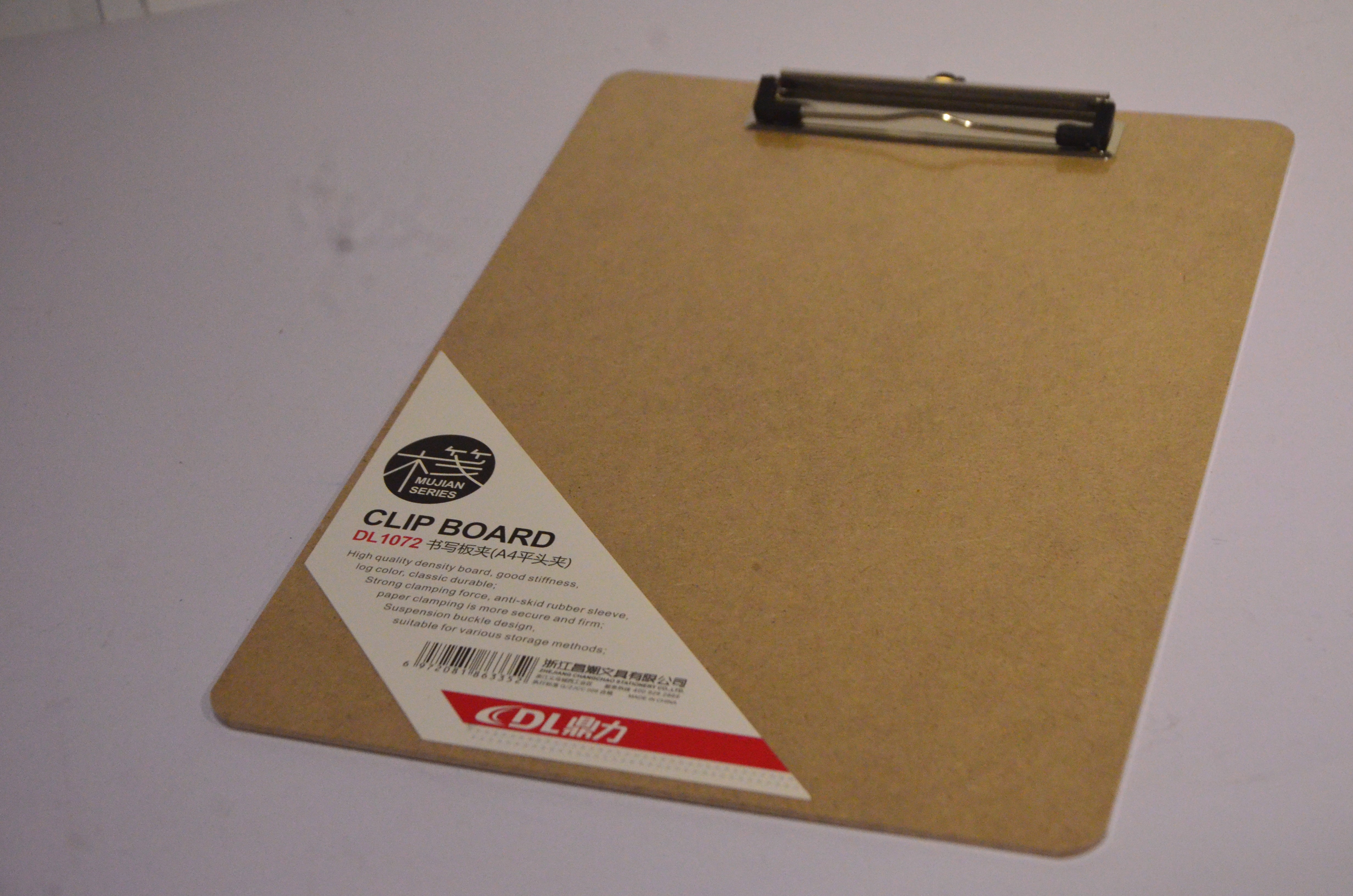 Clip Board A4 Wooden Premium Stationers