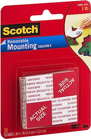 3M Removable Mounting Squares (108)