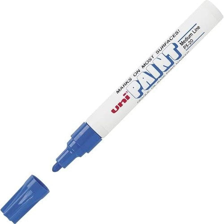 Uni Paint Permanent Markers (Px21) - Blue