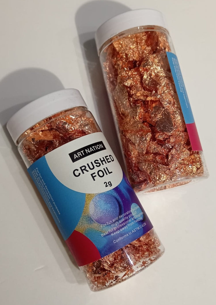Art Nation Copper Crushed Foil Paper Tube 2g