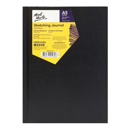 Mont Marte Sketching Journal Portrait (A5-150gsm-100pages)