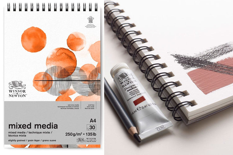 Winsor & Newton Mixed Media Pad (A4-250gsm-30sheets)