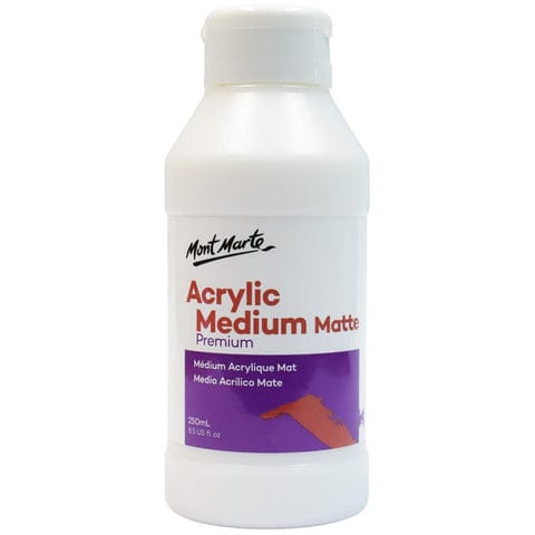 Mont Marte Acrylic Medium 250ml - Matte