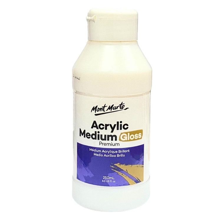 Mont Marte Acrylic Medium 250ml - Gloss