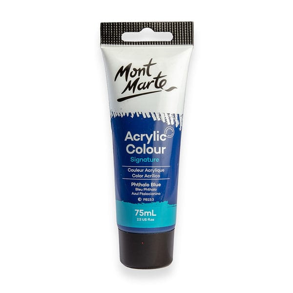 Mont Marte Acrylic 75ml - Phthalo Blue