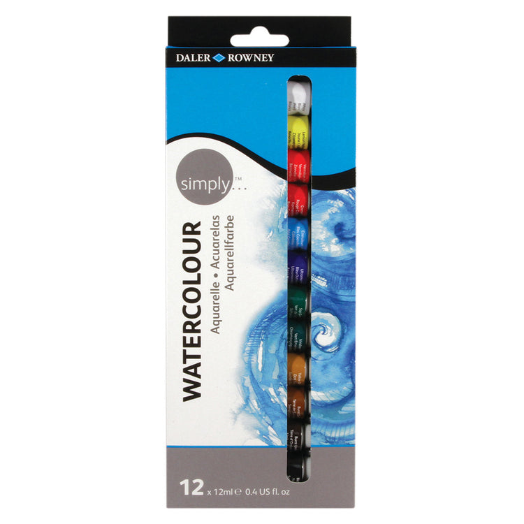 Daler Rowney Watercolour Simply 12Colour set