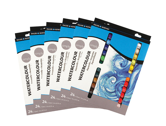Daler Rowney Watercolour Simply 24Colour set