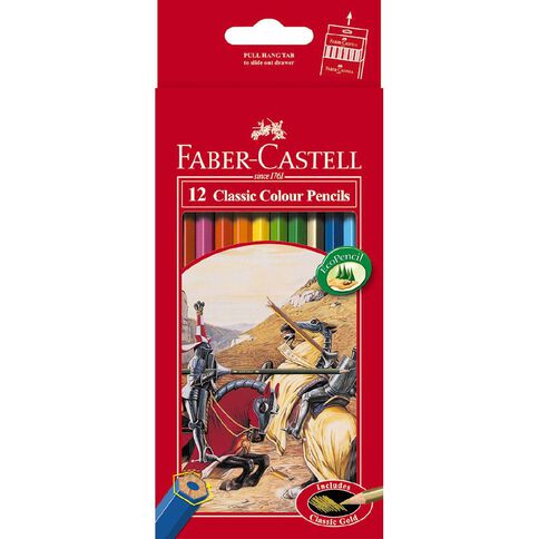 Faber-Castell Classic Colour Pencils (12c)