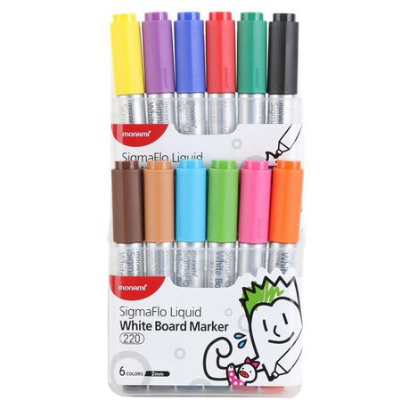 Monami white board marker 12C set (sigmaflo)