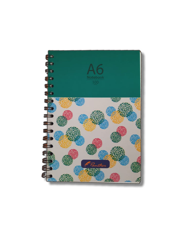 Panther Note Book (A6 Spiral Long-100pgs)