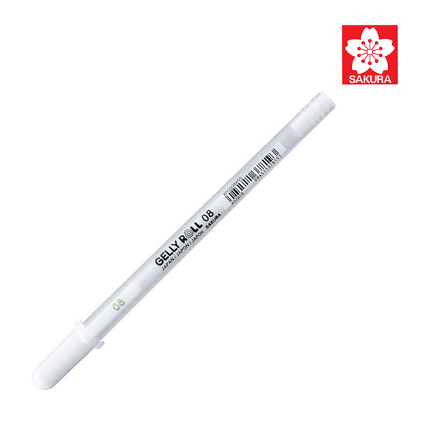 Sakura Gel Pen GellyRoll 0.8 White