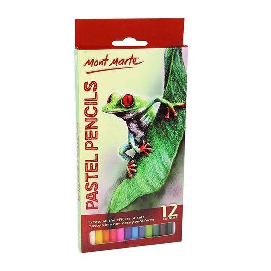 Mont Marte Pastel Pencils (12c)