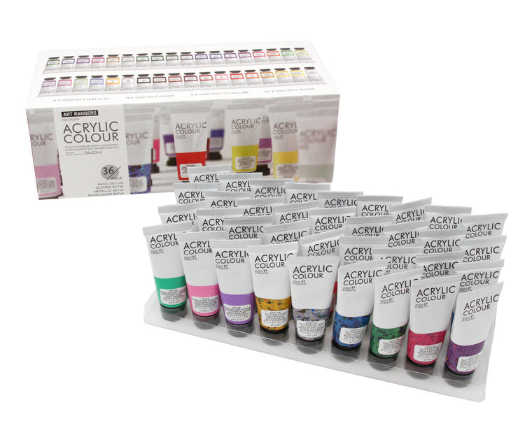 Art Ranger Acrylic 36Colours Set 22ml Tube