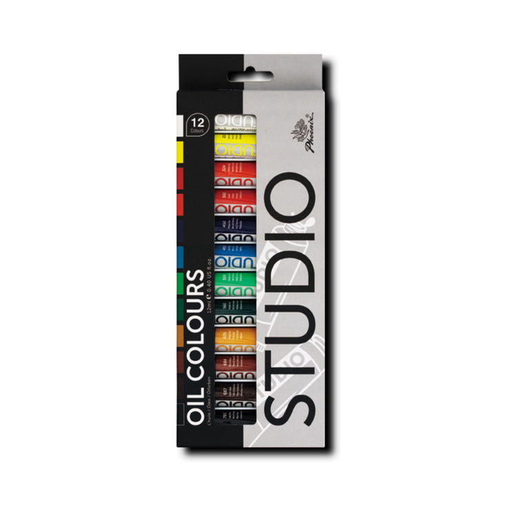 Phoenix Oil Colours Set Studio (12X12ml)