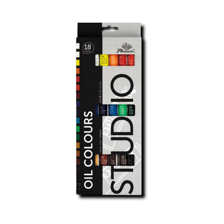 Phoenix Oil Colours Set Studio (18X12ml)