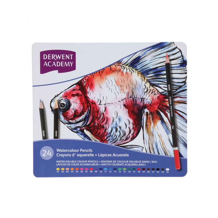 Derwent Academy Watercolour Pencils 24c (230194)