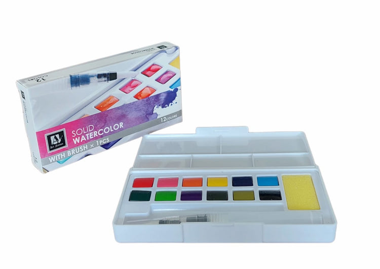 Art Nation Watercolour Cake 12colour Set