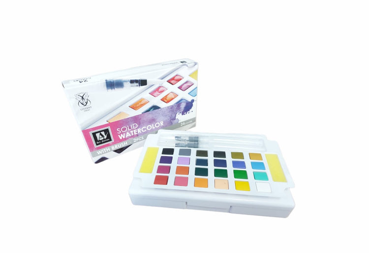 Art Nation Watercolour Cake 24colour Set