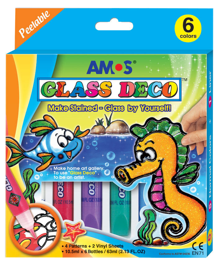 Amos Glass Deco (10.5ml x 6 bottles)