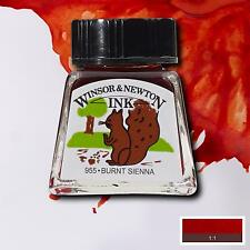Winsor & Newton Drawing Ink - 14ml - Burnt Sienna