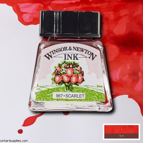 Winsor & Newton Drawing Ink - 14ml - Scarlet