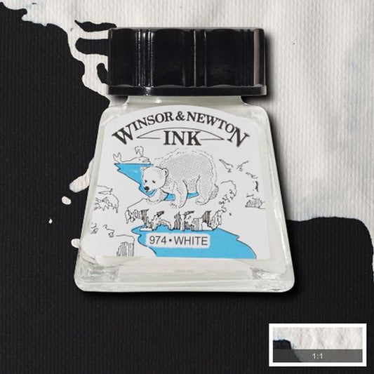 Winsor & Newton Drawing Ink - 14ml - White