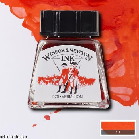 Winsor & Newton Drawing Ink - 14ml - Vermilion