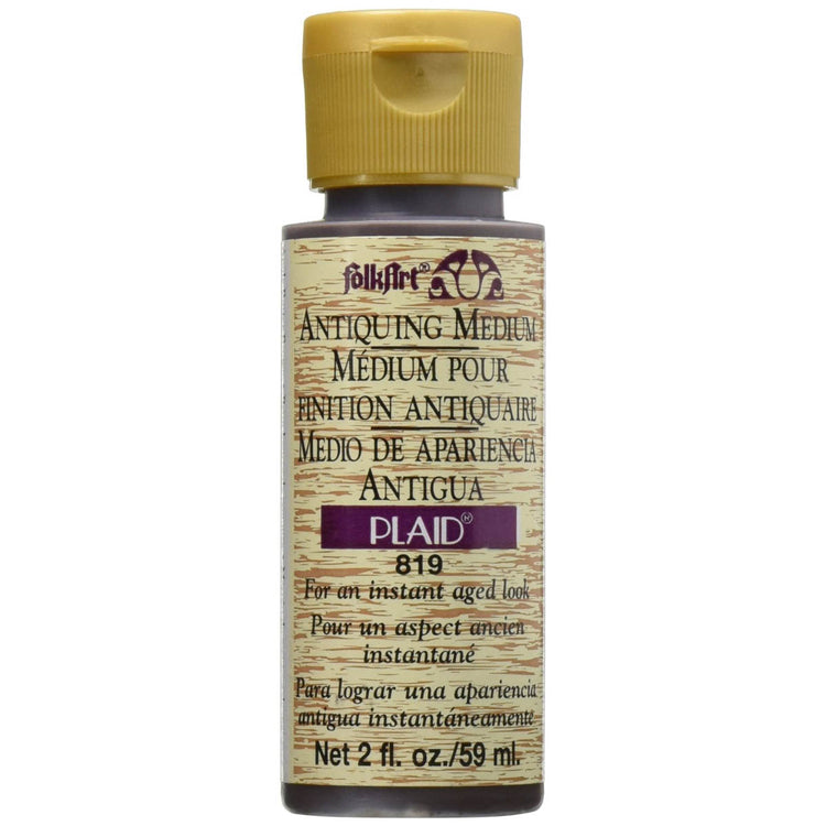 Plaid FolkArt Antiquing Mediums (Apple Butter Brown-59ml-819)