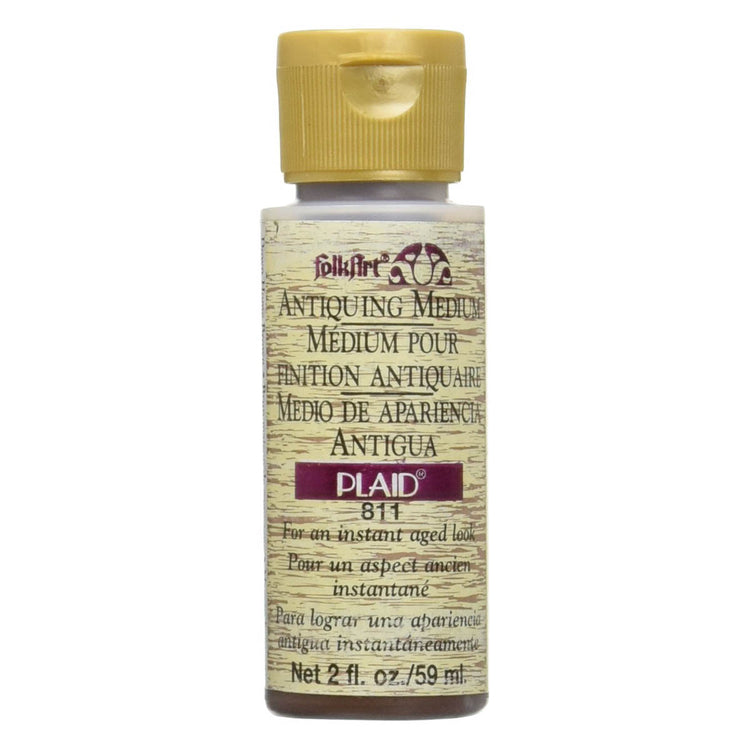 Plaid FolkArt Antiquing Mediums (Down Home Brown-59ml-811)