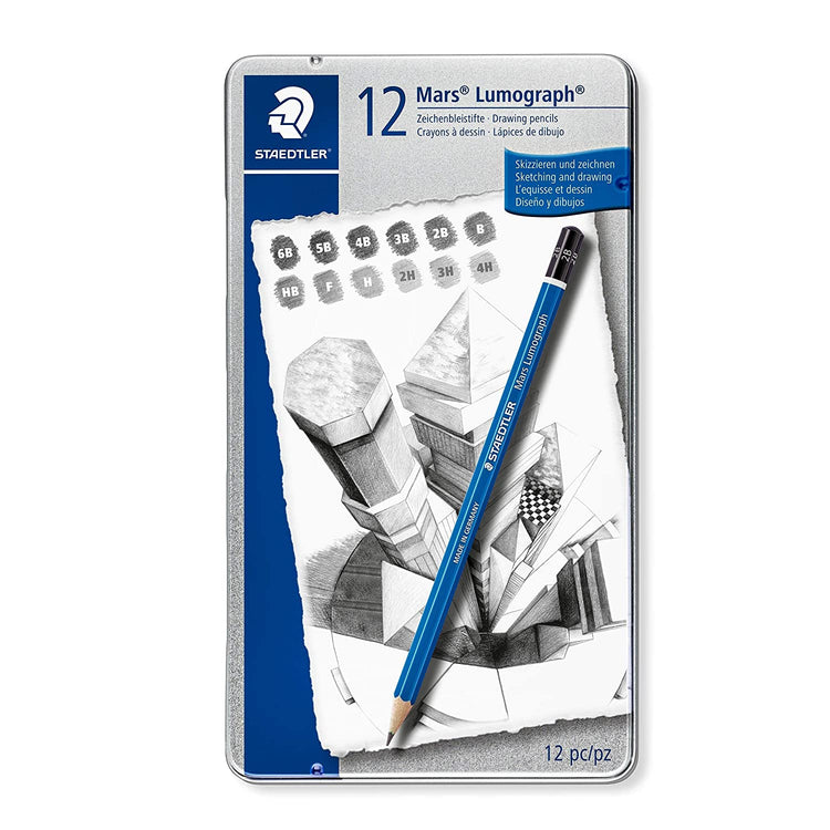 Staedtler Mars Lumograph Sketch Pencils (12pcs- 100G12)