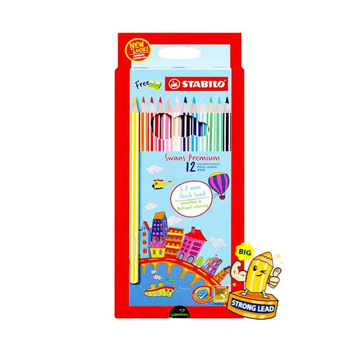 Stabilo Colour Pencils 12c (1867)