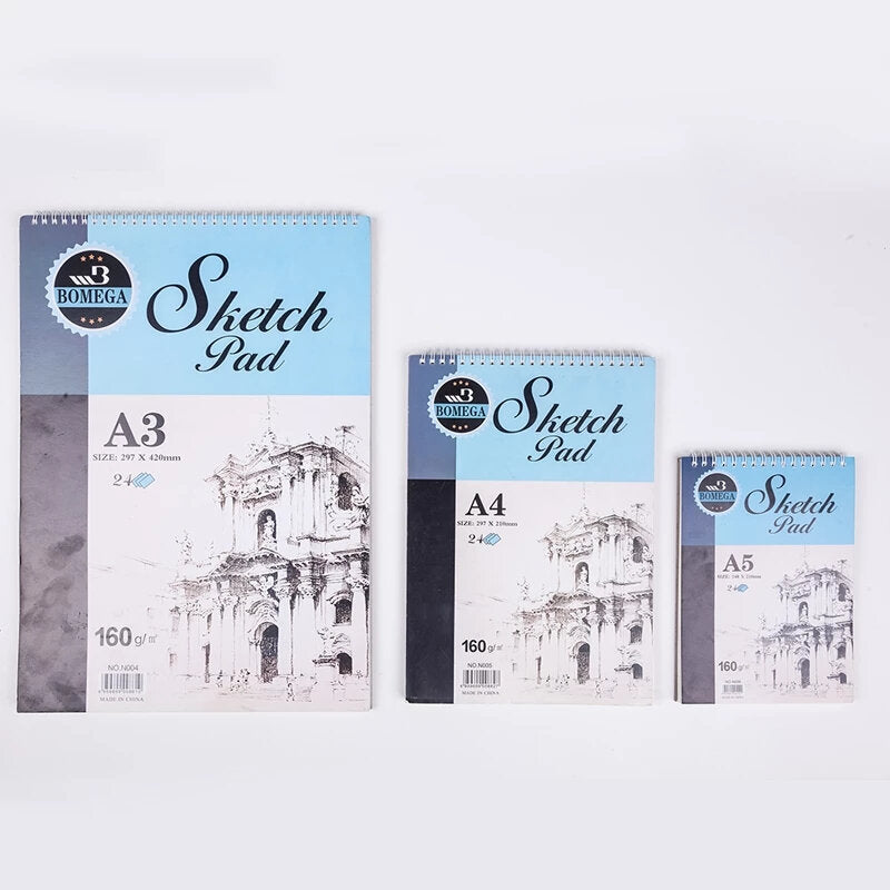 Bomeijia Sketch Pad (A4-160gsm-24 sheets) – Premium Stationers