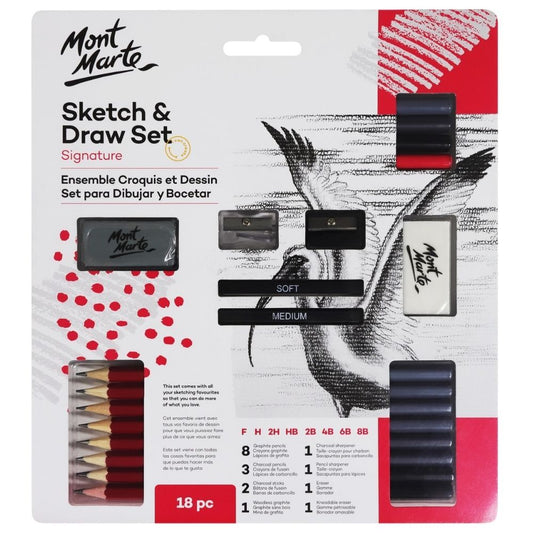 Mont Marte Sketch Pencils 18pcs Set