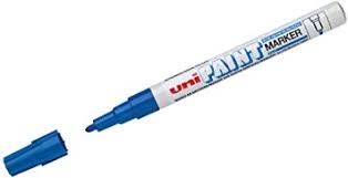 Uni Permanent Paint Markers (Px21) - Blue