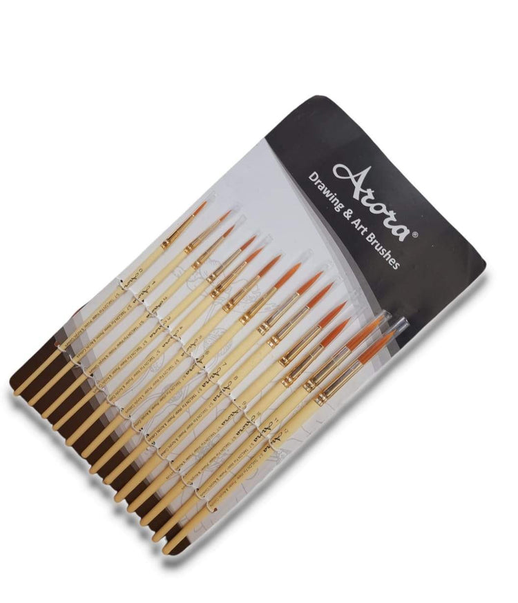 Arora Artist Paint Brush Set (13pcs-Round)
