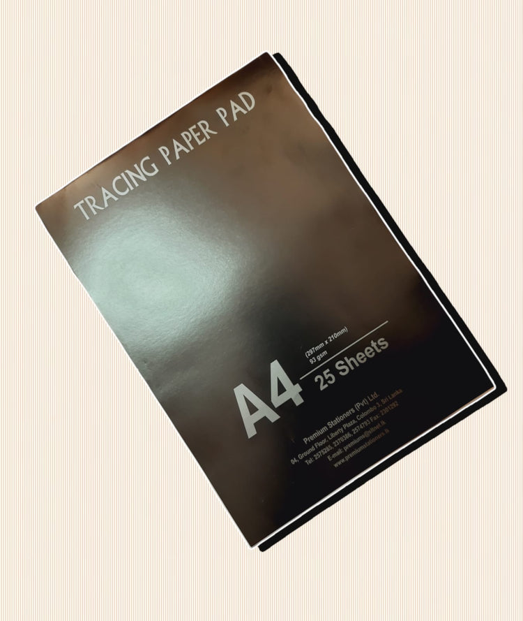 Premium Tracing Paper Pad (A4-25Sheet-93gsm)