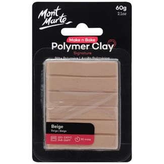 Mont Marte Polymer Clay (Bake) Beige 60g