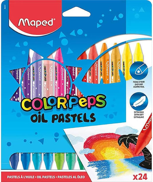 Maped Oil Pastels 24Colour Set