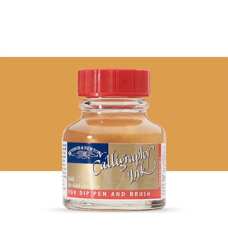 Winsor & Newton Calligraphy Ink 30ml (Gold)