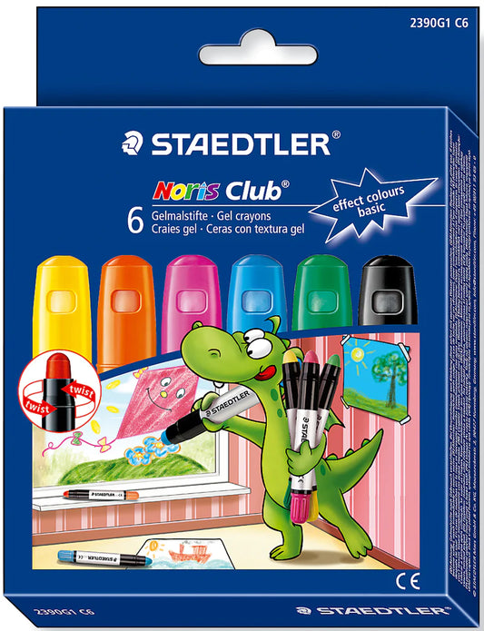 STAEDTLER Noris Gel Crayons 6Colour Set