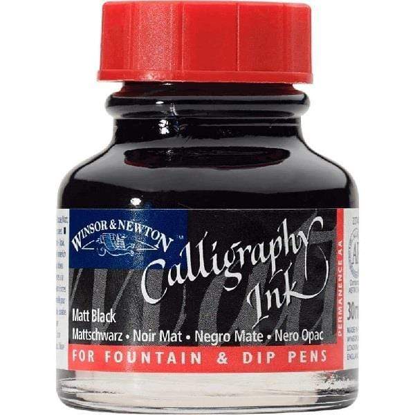 Winsor & Newton Calligraphy Ink 30ml (Matt Black)